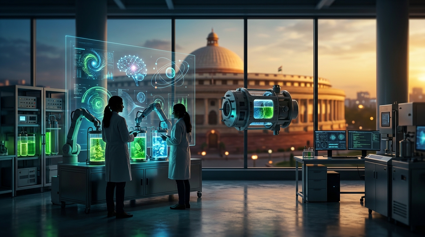 India’s BioE3 Policy Drives Biofoundries, Bio‑AI Hubs and Space‑Based Algae Research