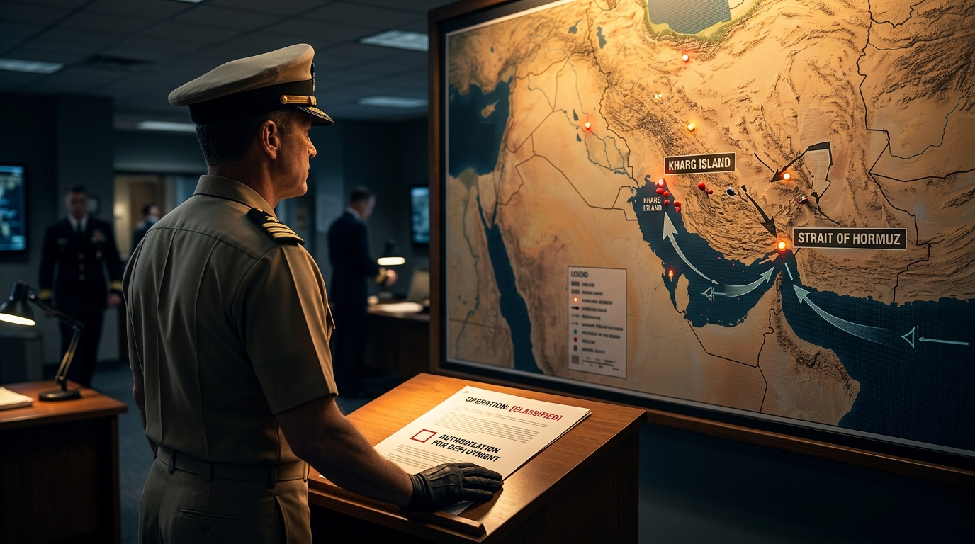 Pentagon ने Iran के Kharg Island और Hormuz Strait पर ज़मीनी हमलों की योजना बनाई – US ने अभी तक तैनाती की मंजूरी नहीं दी (2026)