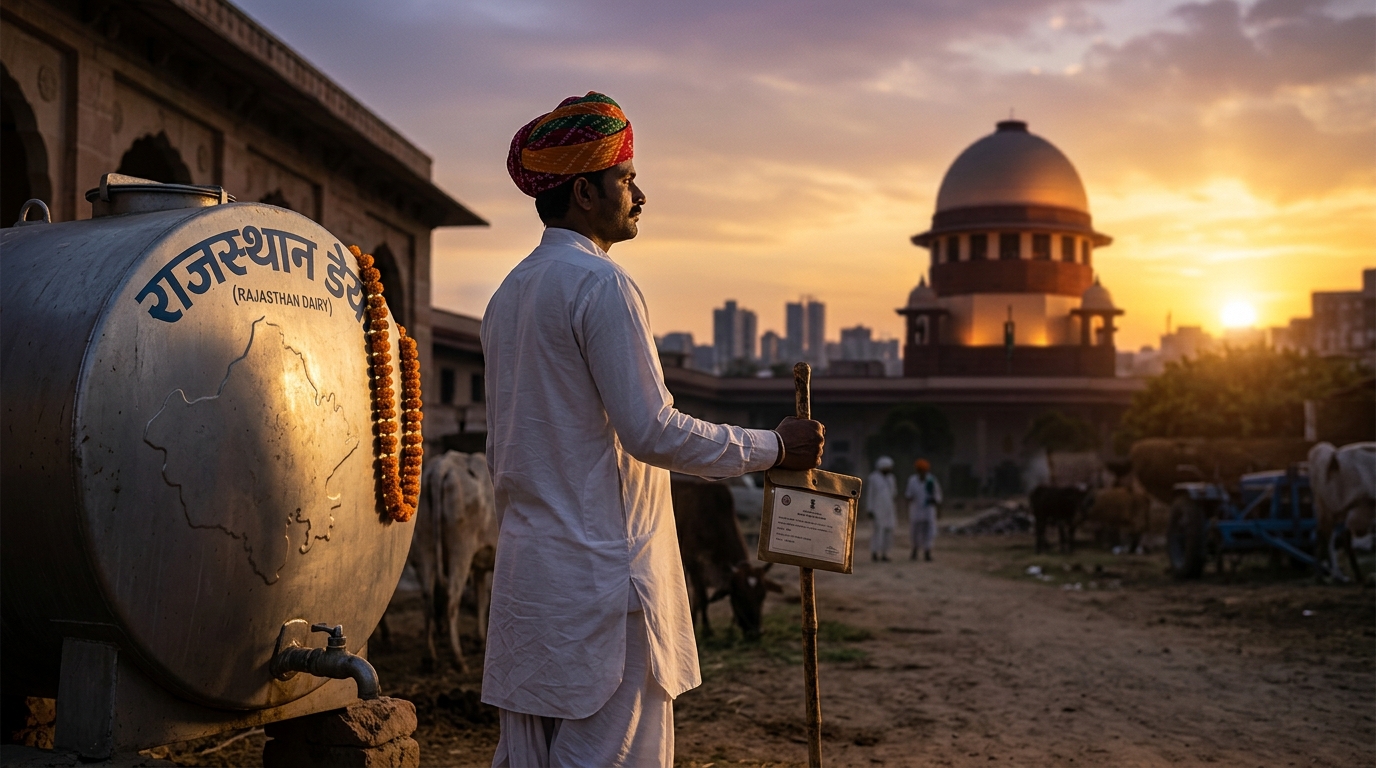 Supreme Court ने कहा कि राजस्थान District Milk Unions स्वतंत्र हैं, व्रिट अधिकार क्षेत्र से बाहर (2026)