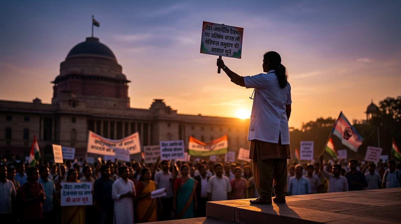 Transgender Persons (Protection of Rights) Amendment Act 2026 ने जेंडर‑अफ़र्मेटिव देखभाल को लेकर मेडिकल समुदाय में विरोध की लहर पैदा की